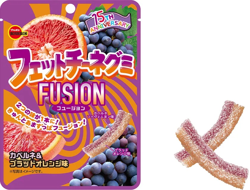 フェットチーネグミ ぷるんぷるんQoo ブルボン「フェットチーネグミFUSION」新発売 | フードボイス